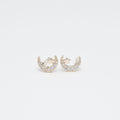 Mini Moon & Star Stud Earrings – Gold