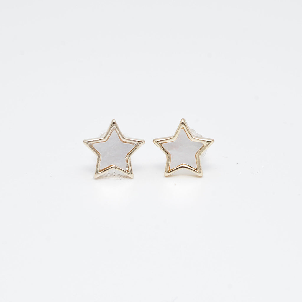 Mini Stars Stud Earrings – Gold